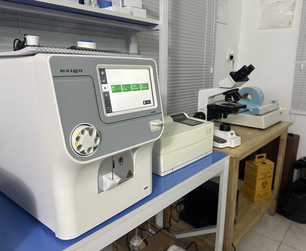 The in-house laboratory